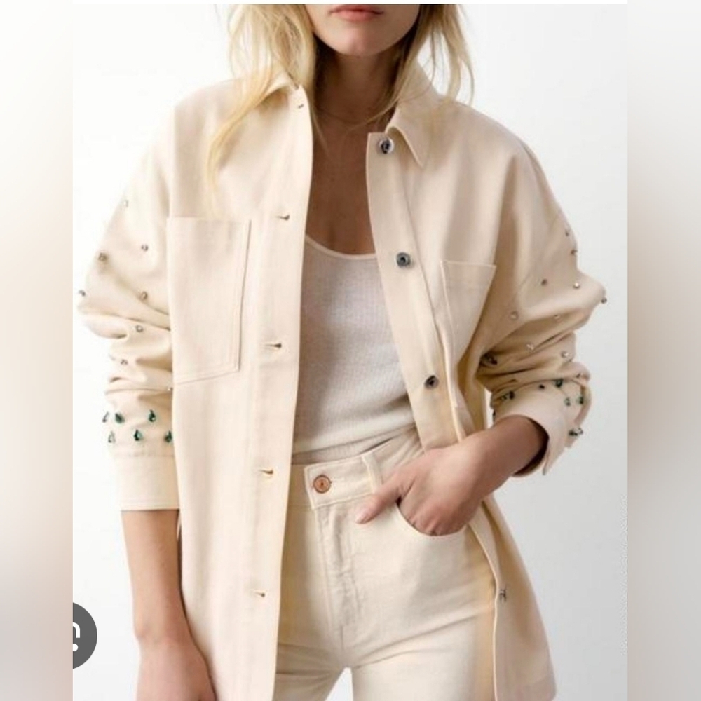 Zara studded jacket size M